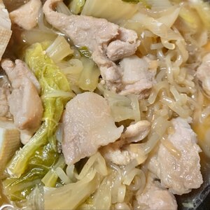 スイッチ押すだけ！豚肉と白菜の煮物